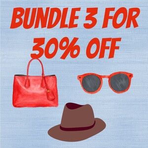 Bundle 3 items for 30% off!